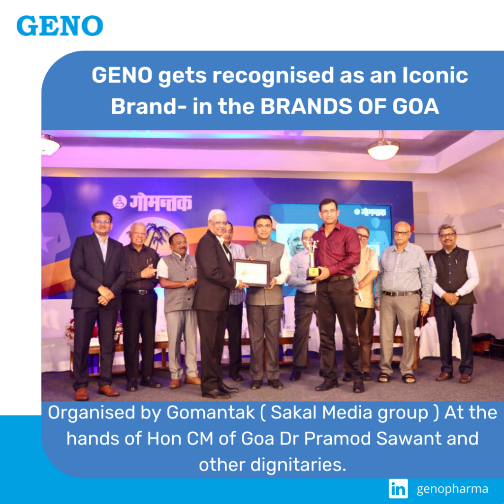 GENO gets recognised as an Iconic Brand